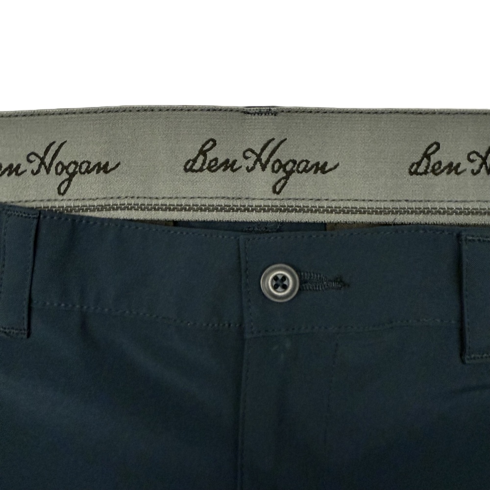 Ben Hogan Navy Golf Shorts Tailored Button Closure Belt Loops 32 - Picture 5 of 6